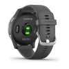 Спортивные часы Garmin VIVOACTIVE 4 серые с серебристым безелем