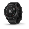 Мультиспортивные часы Garmin Fenix 6 pro с gps, черные с черным ремешком