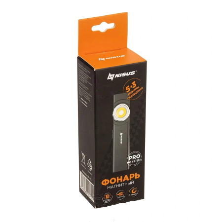 Фонарь магнитный сверхлегкий 470LM (N-E5) NISUS PRO