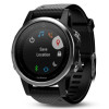 Спортивные часы Garmin Fenix 5s серебристые с черным ремешком