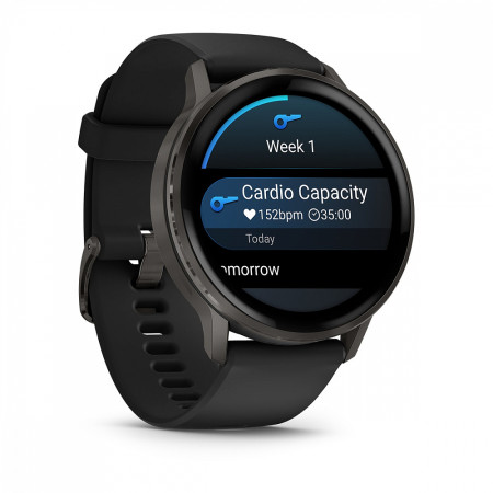 Часы GARMIN Venu 4 45mm Black Silicone