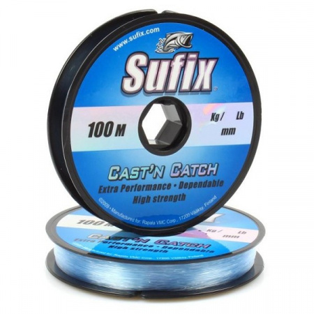 Леска Sufix Cast'n Catch x10 (синяя 100м 0.60мм 20,5кг DS1CA060003A9C)