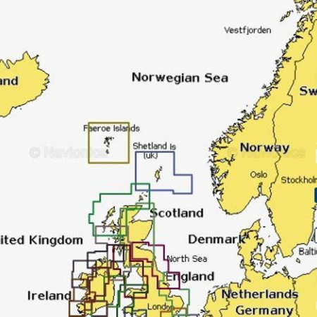 Карта Navionics SHETLAND ISLANDS