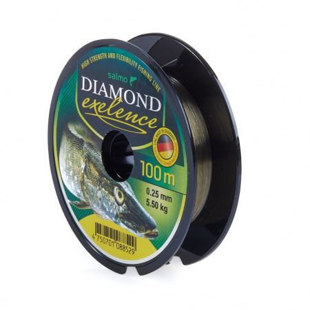 Леска моно. Salmo Diamond EXELENCE (4027-025, 100м, 0,25мм)