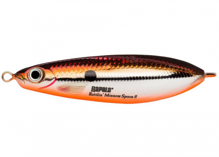 Блесна-незацепляйка Rapala Rattlin Minnow Spoon (8 см / 16 гр, RMSR08-SBR)