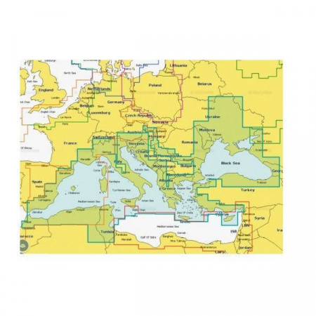 Карта Navionics Mediterranean & BLACK SEA 43XG/CF