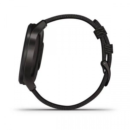 Часы Garmin Vivomove Style графит с плетеным черн. ремешком