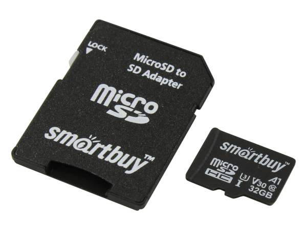 Карта памяти 32GB microSDHC Class10 SMARTBUY