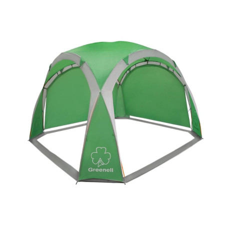 Тент-шатер "пергола" зеленый/светло-серый( 364)