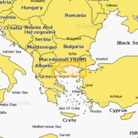 Карта Navionics AEGEAN SEA NORTH