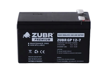 Аккумуляторная батарея ZUBR GP 12V 7Ah Аккумуляторная батарея ZUBR GP 12V 7Ah