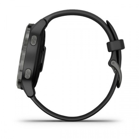 Спортивные часы Garmin VIVOACTIVE 4S черные с серым безелем