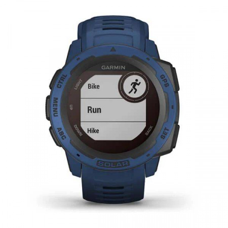 Защищенные GPS-часы Garmin Instinct Solar, цвет Tidal Blue (010-02293-01) Защищенные GPS-часы Garmin Instinct Solar, цвет Tidal Blue (010-02293-01)