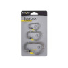 Карабин с блокировкой Nite Ize SlideLock Carabiner, размер 2\3\4, 3шт., стальной