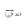Тент пляжный Jungle Camp Palm Beach желтый/оранжевый Тент пляжный Jungle Camp Palm Beach желтый/оранжевый