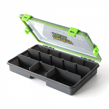 Коробка рыболовная Yoshi Onyx Patch Box 27,5*18*5, зелено-желтая Коробка рыболовная Yoshi Onyx Patch Box 27,5*18*5, зелено-желтая