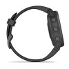 Мультиспортивные часы Garmin Fenix 6s sapphire с gps, серые с черным ремешком