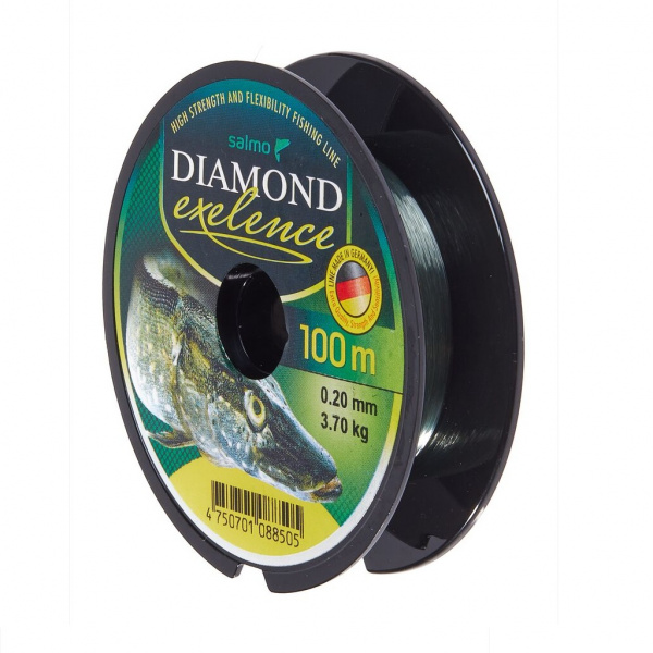 Леска моно. Salmo Diamond EXELENCE (4027-020, 100м, 0,2мм)