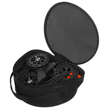 Набор жерлиц RodStars в сумке 5 шт, пластиковая стойка катушка 90 мм (Оснащенные)