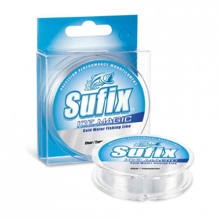 Леска зимняя Sufix Ice Magic x12 (прозрачная 30м 0.225мм 4,4кг DS1XL023024A4X)