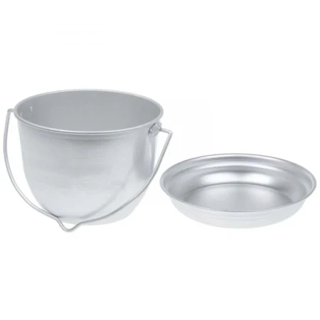 Котелок костровой "СЛЕДОПЫТ" конический, 4,5 л, алюм./10/