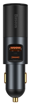 АЗУ USB выход Baseus Share Together Car Charger with Cigarette Lighte Port U+C 120W gray АЗУ USB выход Baseus Share Together Car Charger with Cigarette Lighte Port U+C 120W gray