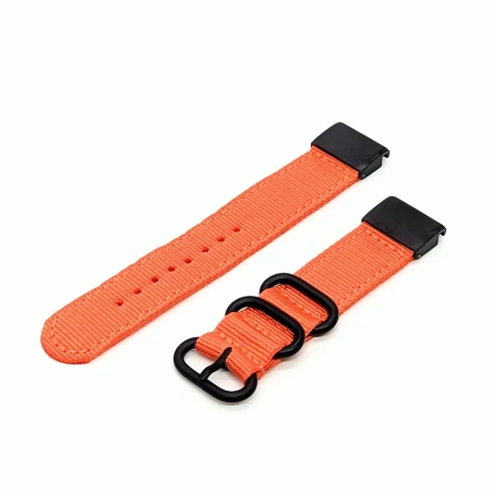 Ремешок нейлоновый QuickFit для Garmin Fenix / Forerunner (22 мм) (оранжевый)
