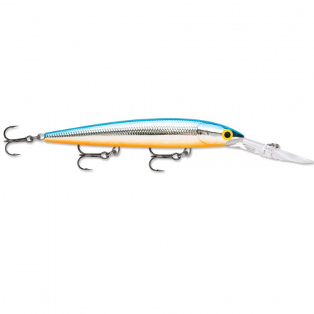 Воблер Rapala Down Deep Husky Jerk (суспендер, 4,4–5,5м, 14см, 23гр, DHJ14-SB)