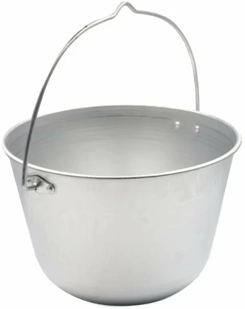 Котелок костровой "СЛЕДОПЫТ" конический, 6 л, алюм./10/