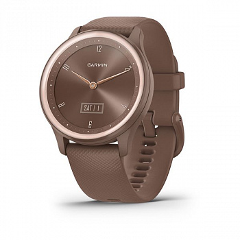 Часы с трекером активности Garmin VivoMove Sport, кокос, с силиконовым ремешком (010-02566-02) Часы с трекером активности Garmin VivoMove Sport, кокос, с силиконовым ремешком (010-02566-02)