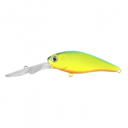 Воблер Tsuribito Deep Chok (плавающий, 1,5-1,8м, 6,2см, 8,2гр, BLUEBACK CHARTREUSE)