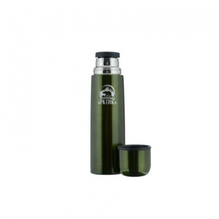 Термос Арктика с узким горлом классический 102-1000 болотный