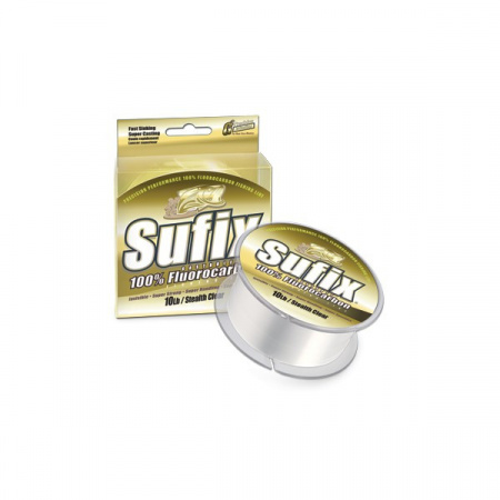 Леска Sufix Castable 100% Fluorocarbon (прозрачная 150м 0.14мм 1.6кг FC14C150)