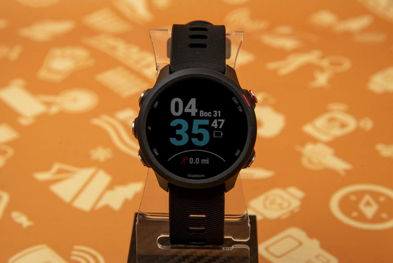 Спортивные часы Garmin Forerunner 245 Music GPS Wi-Fi EU/PAC Black/Red (010-02120-30)