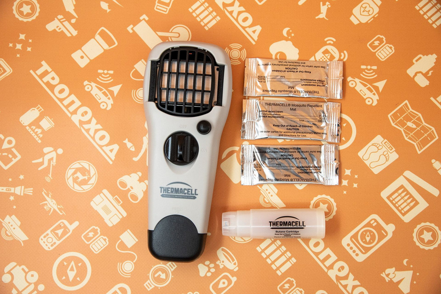 Прибор противомоскитный Thermacell Garden Repeller Grey