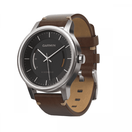 Спортивные часы Garmin VivoMove Premium со стальным корпусом и кожаным ремешком Спортивные часы Garmin VivoMove Premium со стальным корпусом и кожаным ремешком