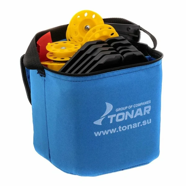 Набор жерлиц на подставке ЖЗ-02М (d-185мм.катушка d-85мм) (10шт) ТОНАР	