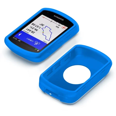 Чехол силиконовый на Garmin Edge 540/840 Full protection (синий)