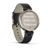 Фэшн смарт-часы Garmin Lily CreamGold Black Leather (010-02384-B1)