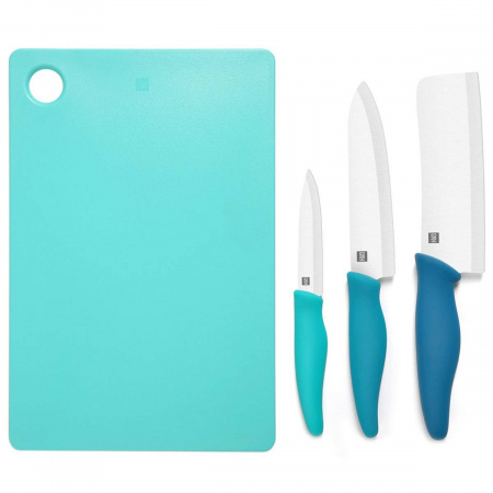 Набор кухонных ножей Xiaomi Huohou Fire Ceramic Knife Cutting board Set (SKU3006410)