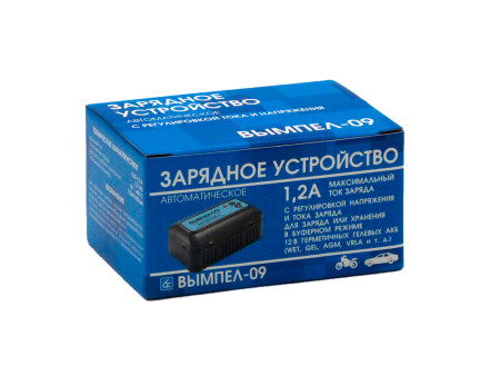 Зарядное устройство Вымпел - 09 (автомат.,1.2А, 12В) Зарядное устройство Вымпел - 09 (автомат.,1.2А, 12В)