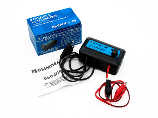 Зарядное устройство Вымпел - 09 (автомат.,1.2А, 12В) Зарядное устройство Вымпел - 09 (автомат.,1.2А, 12В)