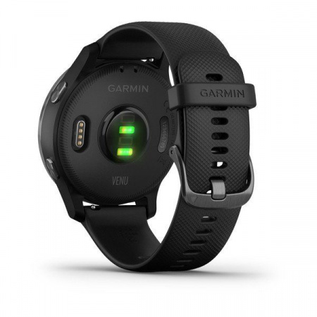 Спортивные часы Garmin VENU черные с серым безелем Спортивные часы Garmin VENU черные с серым безелем