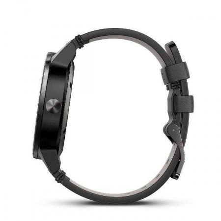 Спортивные часы Garmin VivoMove Classic с кожаным ремешком черные Спортивные часы Garmin VivoMove Classic с кожаным ремешком черные