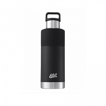 Термос Esbit SCULPTOR, из нержавеющей стали с резиновой накладкой, черная, 1.0 л