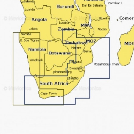 Карта Navionics SOUTH WEST AFRICA