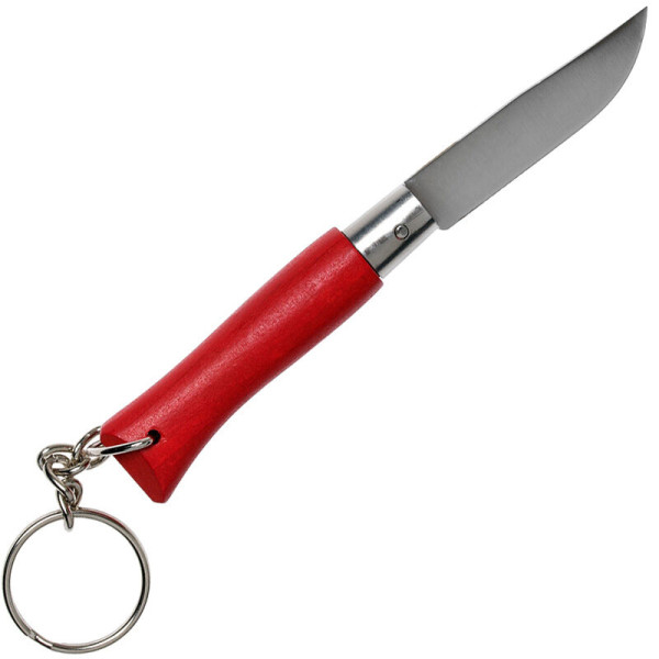 Нож-брелок складной Opinel №4 VRI Red