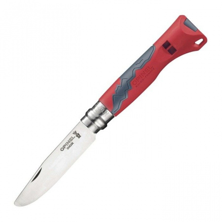 Нож складной Opinel №7 VRI  OUTDOOR Junior Red 