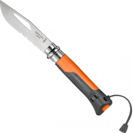 Нож складной Opinel №8 VRI  OUTDOOR Orange 