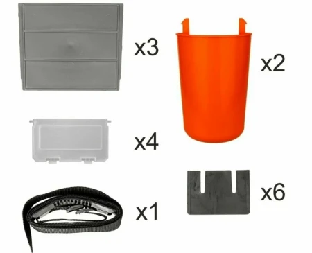 Ящик зимний FishBox односекционный (19л) оранжевый Helios